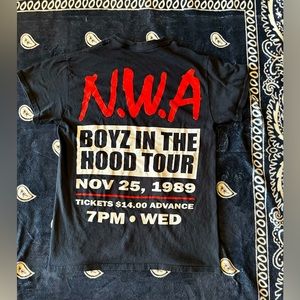 NWA Boyz in the Hood tour shirt